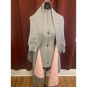 Fashion Appeal & Accessories Gray Pink Wrap Versatile Casual Business Dressy